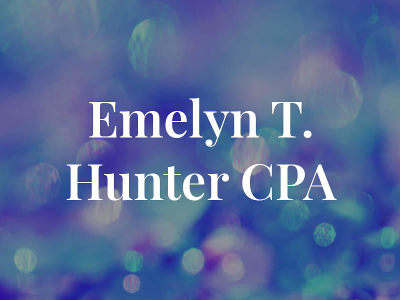 Emelyn T. Hunter CPA