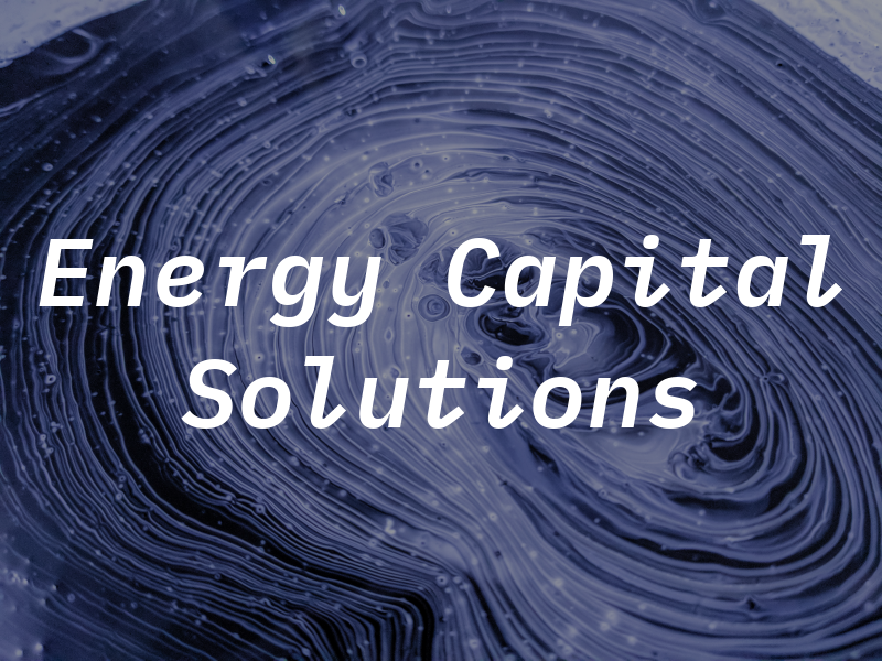 Energy Capital Solutions