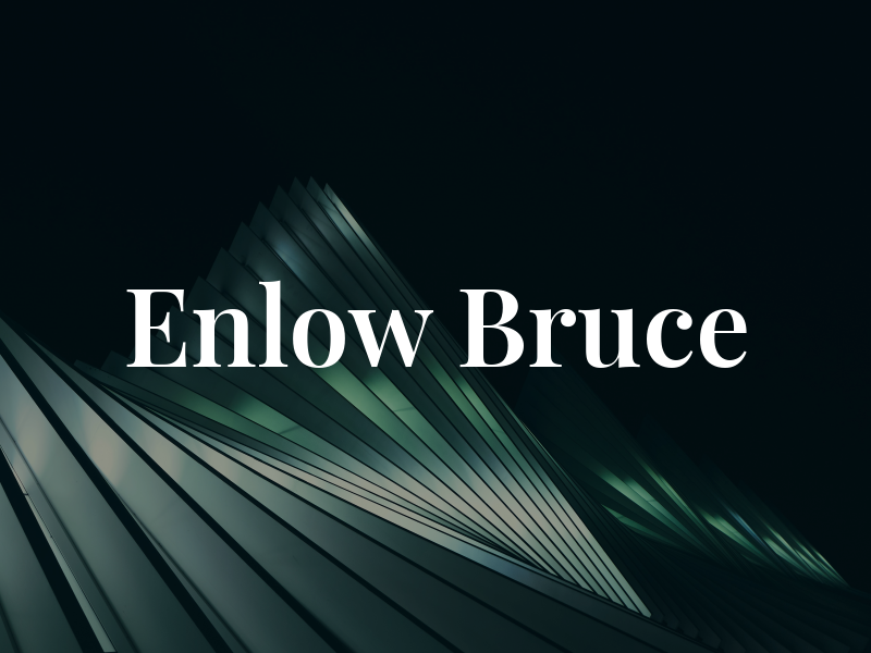 Enlow Bruce