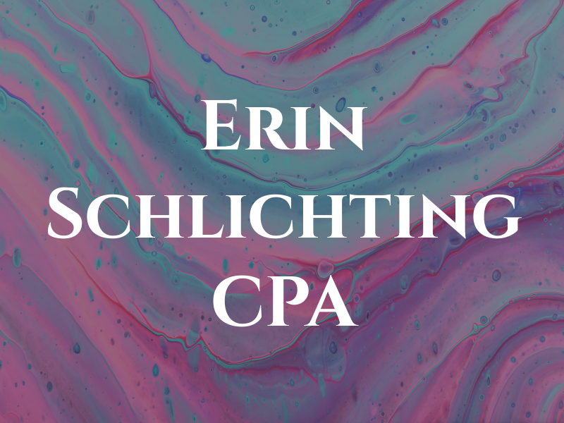 Erin Schlichting CPA