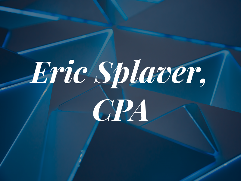 Eric Splaver, CPA