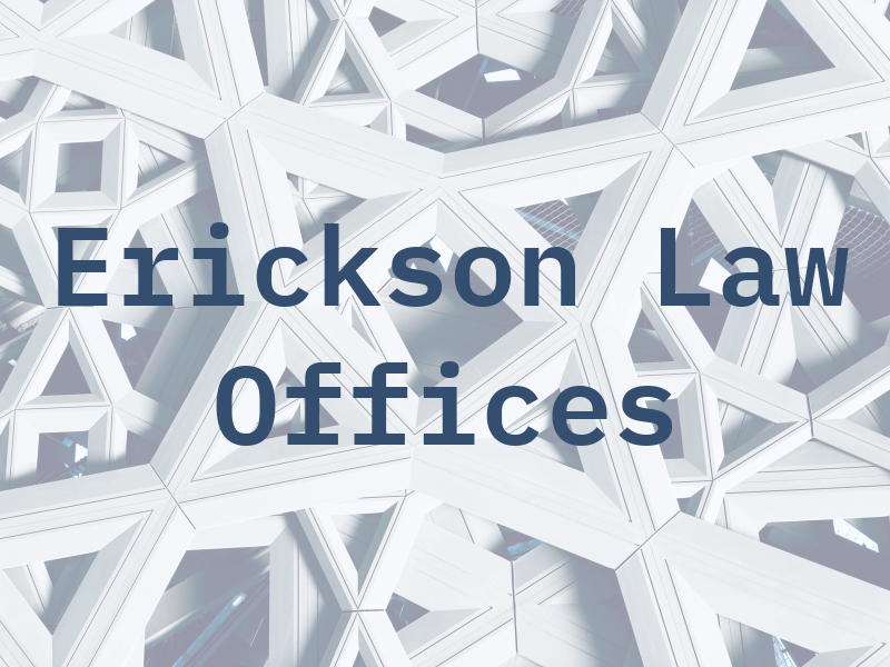 Erickson Law Offices