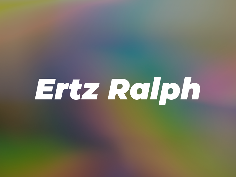 Ertz Ralph