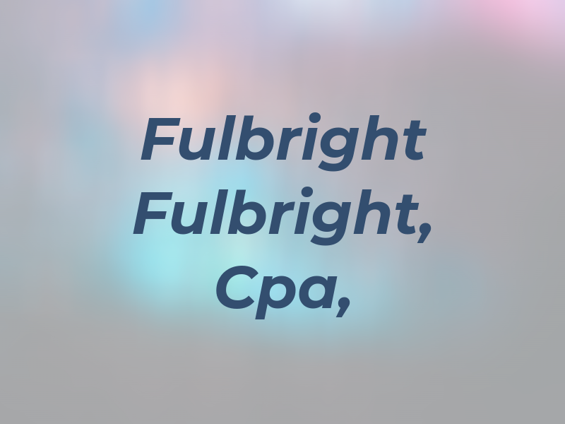 Fulbright & Fulbright, Cpa, PA