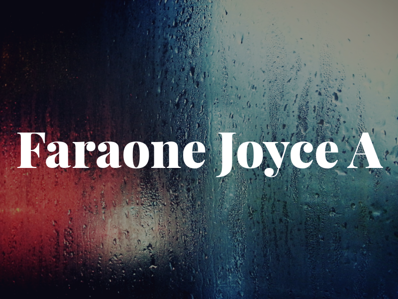 Faraone Joyce A