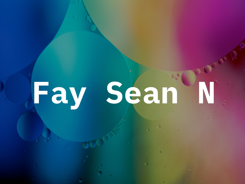 Fay Sean N