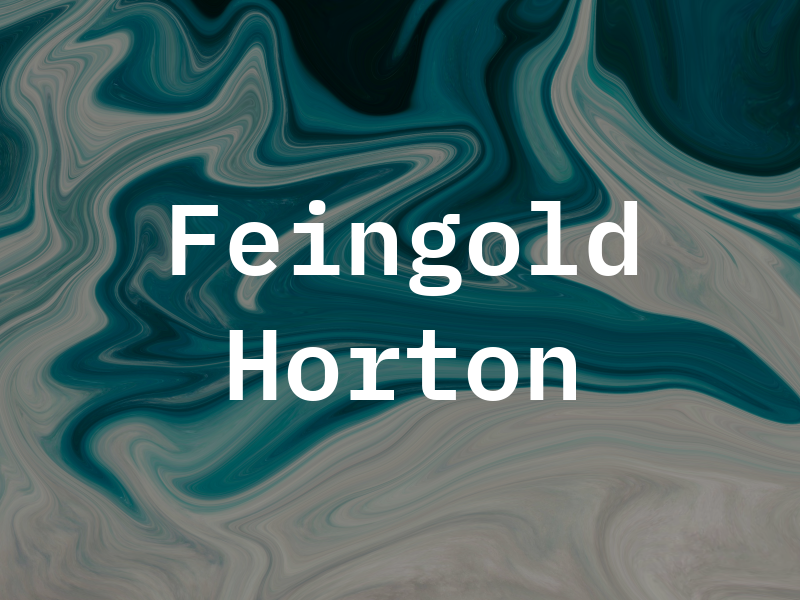 Feingold Horton