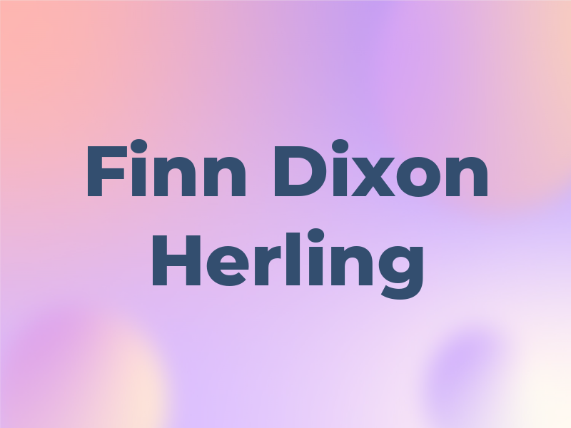 Finn Dixon & Herling