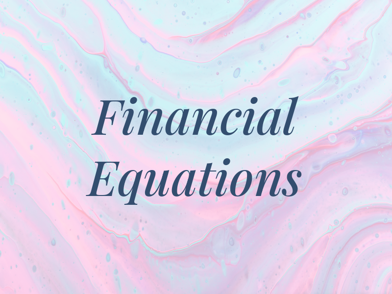 Financial Equations