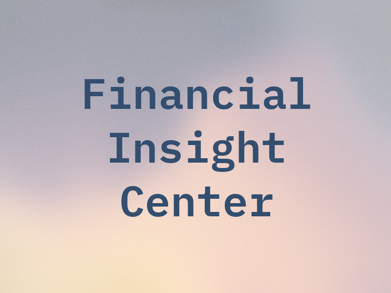 Financial Insight Center