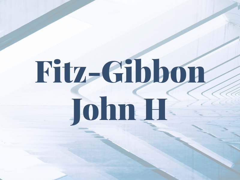 Fitz-Gibbon John H