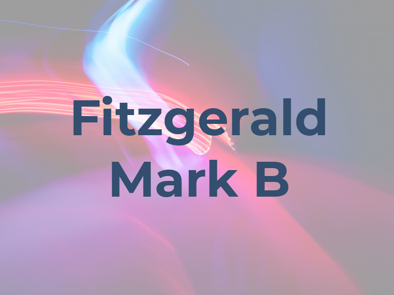 Fitzgerald Mark B