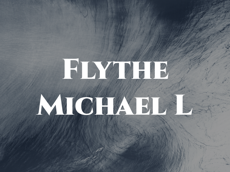 Flythe Michael L