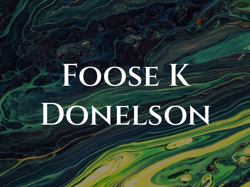 Foose K Donelson