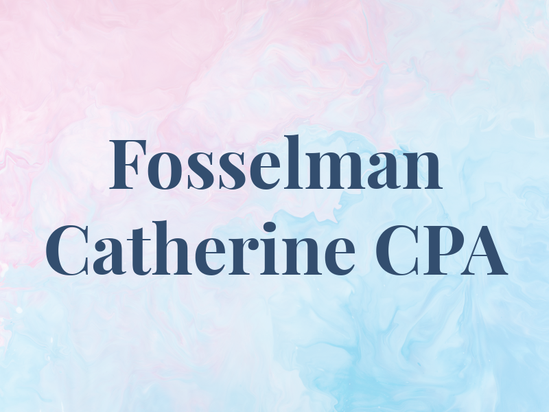 Fosselman Catherine CPA