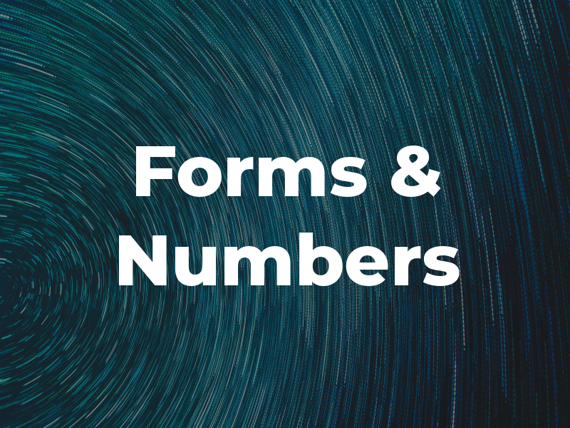 Forms & Numbers