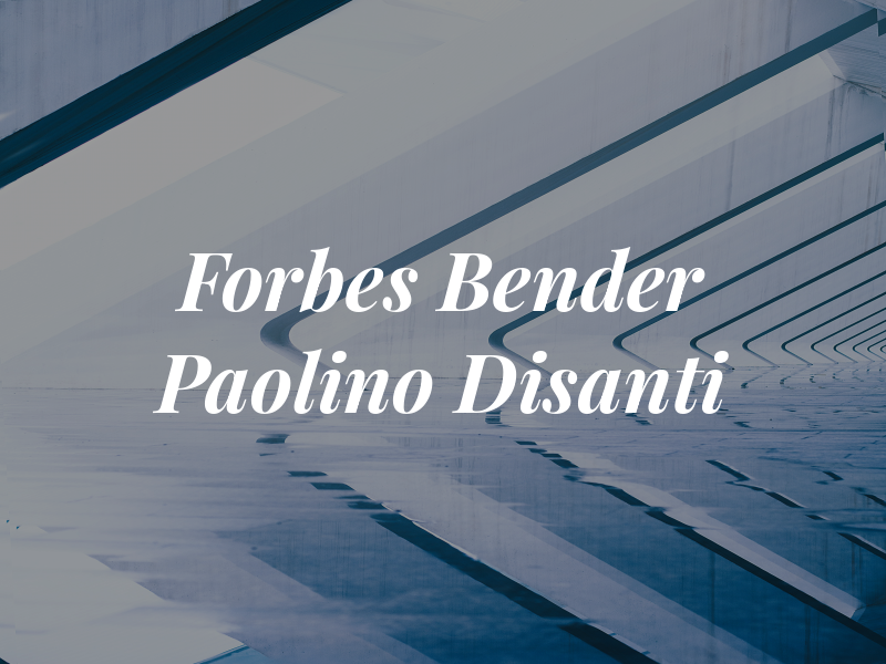 Forbes Bender Paolino & Disanti