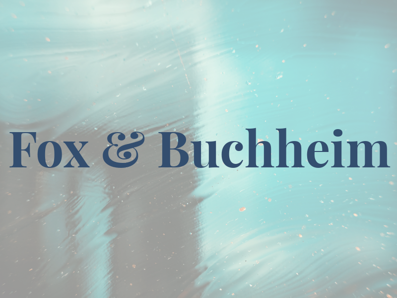 Fox & Buchheim
