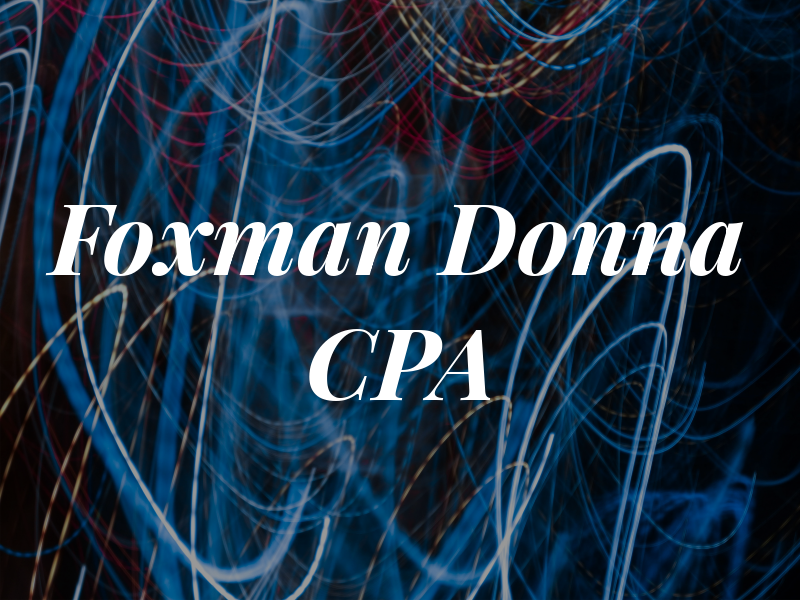 Foxman Donna CPA