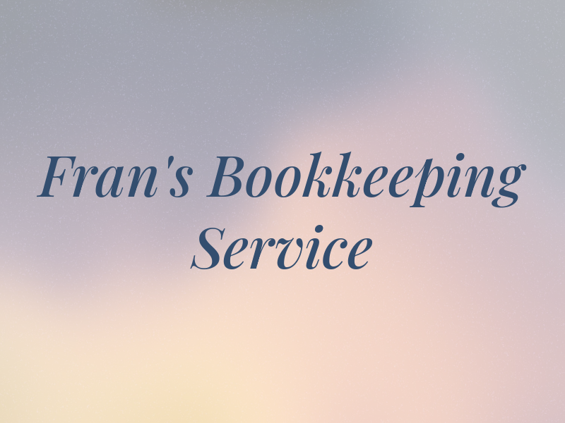 Fran's Bookkeeping and Tax Service