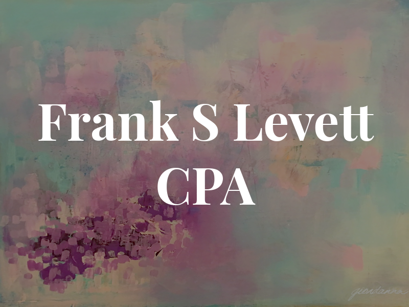 Frank S Levett CPA