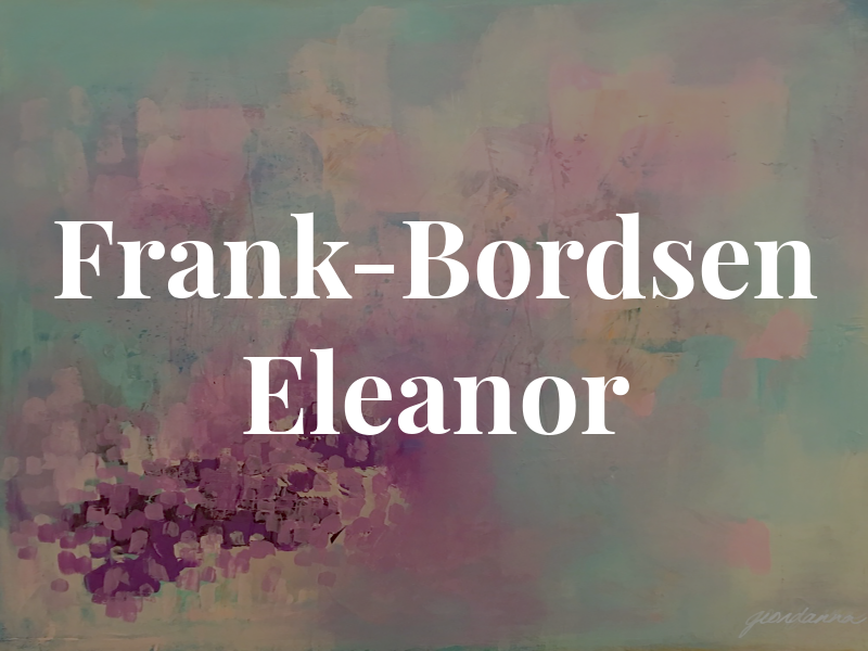 Frank-Bordsen Eleanor