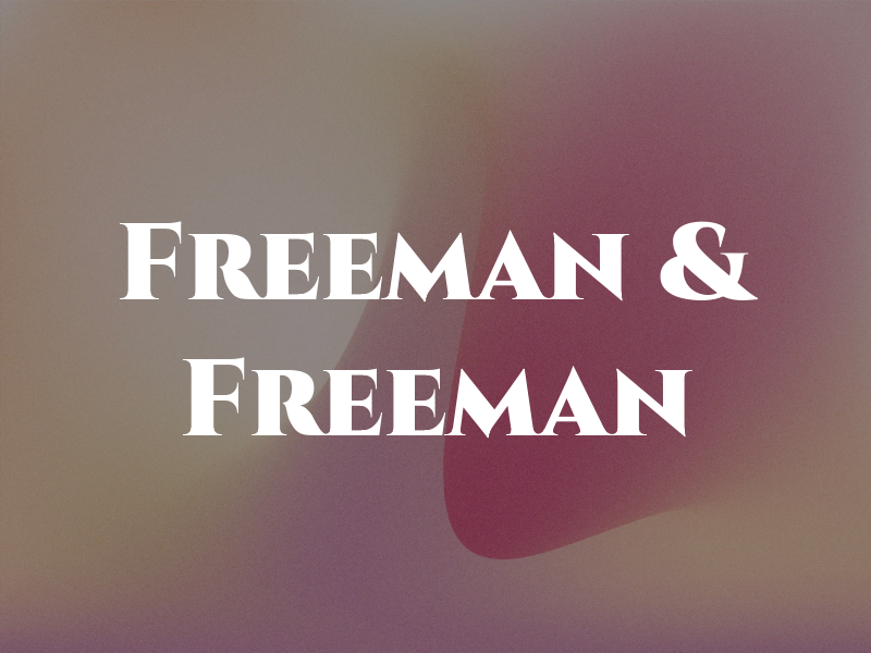Freeman & Freeman