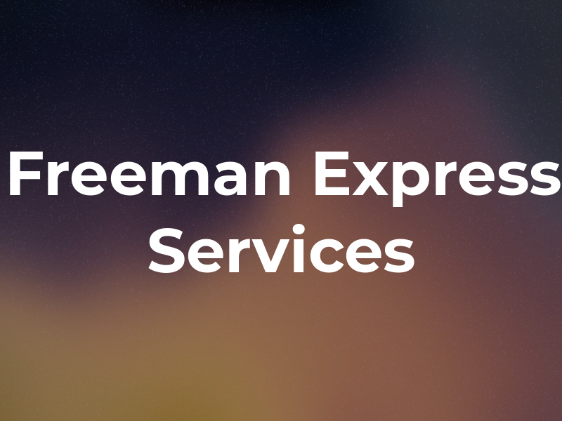 Freeman Express Tax Services