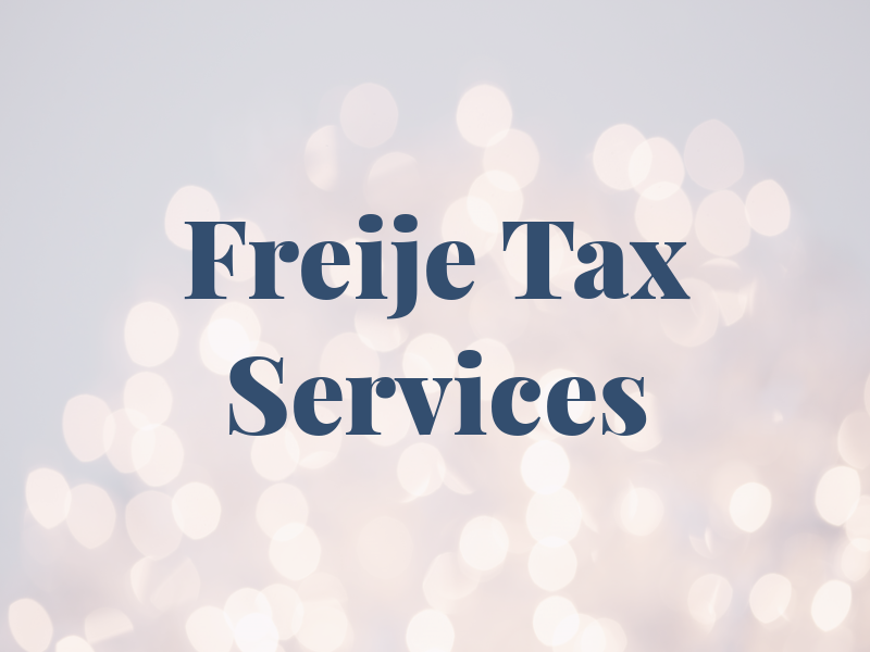 Freije Tax Services