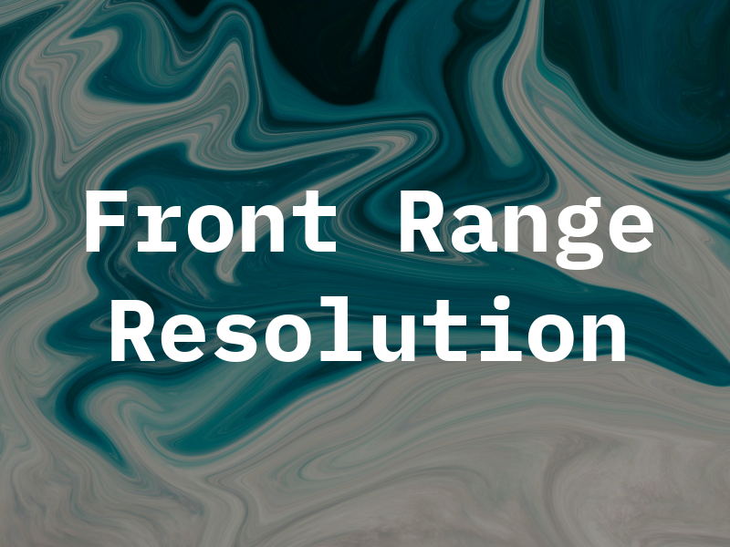 Front Range Tax Resolution