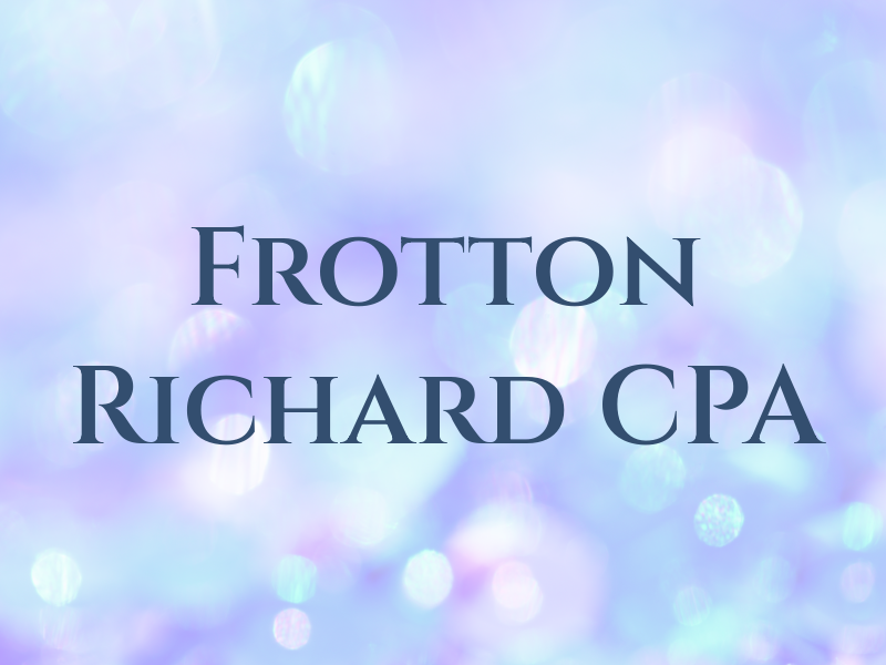 Frotton Richard CPA