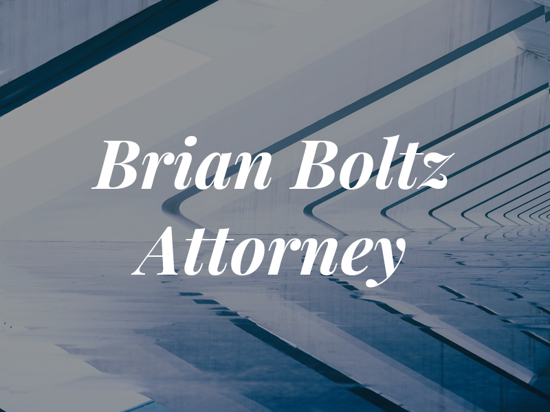 G. Brian Boltz Attorney At Law
