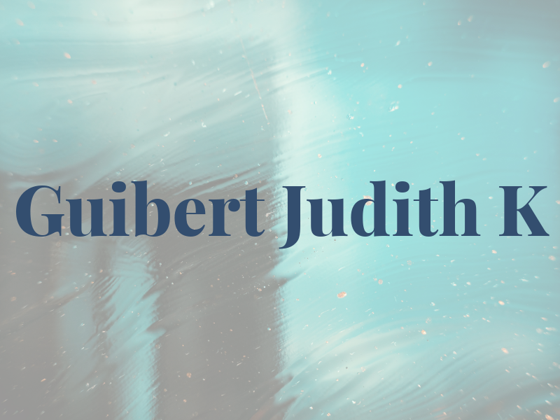 Guibert Judith K