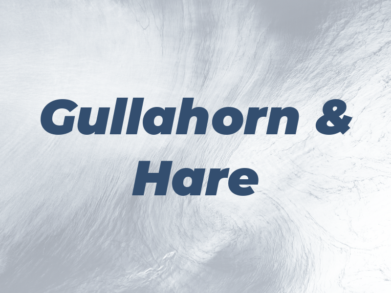 Gullahorn & Hare