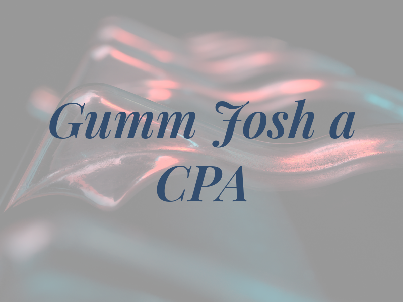 Gumm Josh a CPA