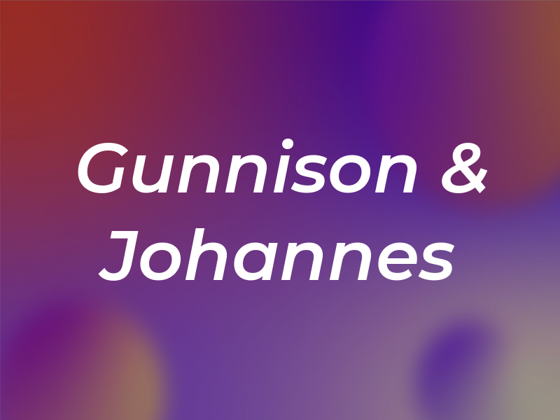 Gunnison & Johannes