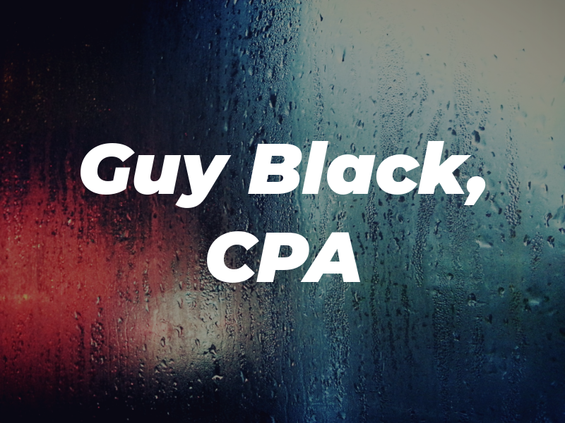 Guy Black, CPA