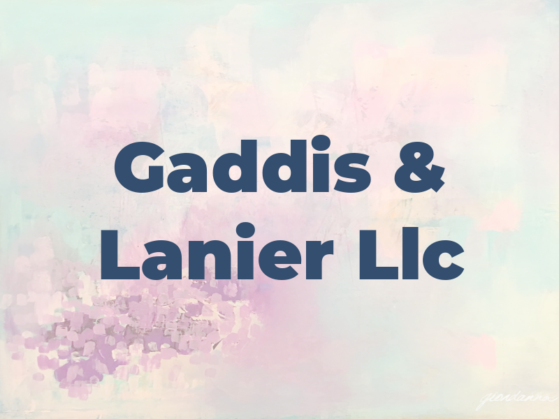 Gaddis & Lanier Llc
