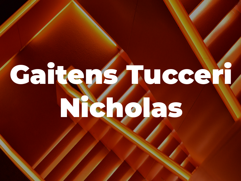 Gaitens Tucceri & Nicholas