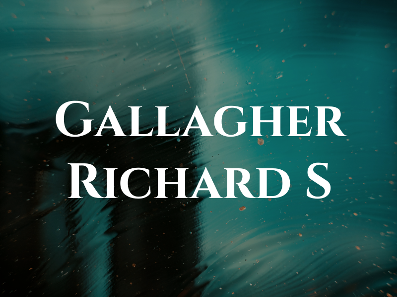 Gallagher Richard S