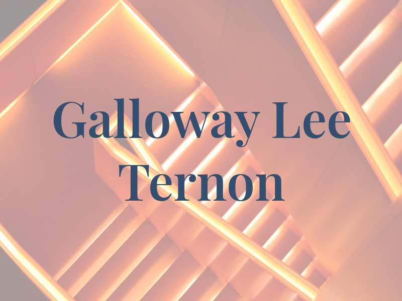 Galloway Lee Ternon