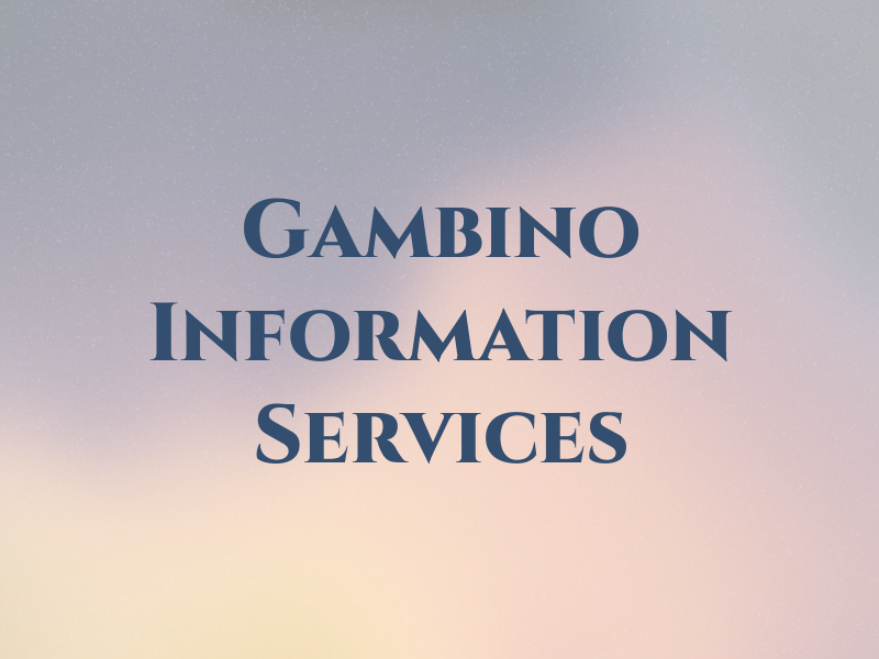 Gambino Information Services