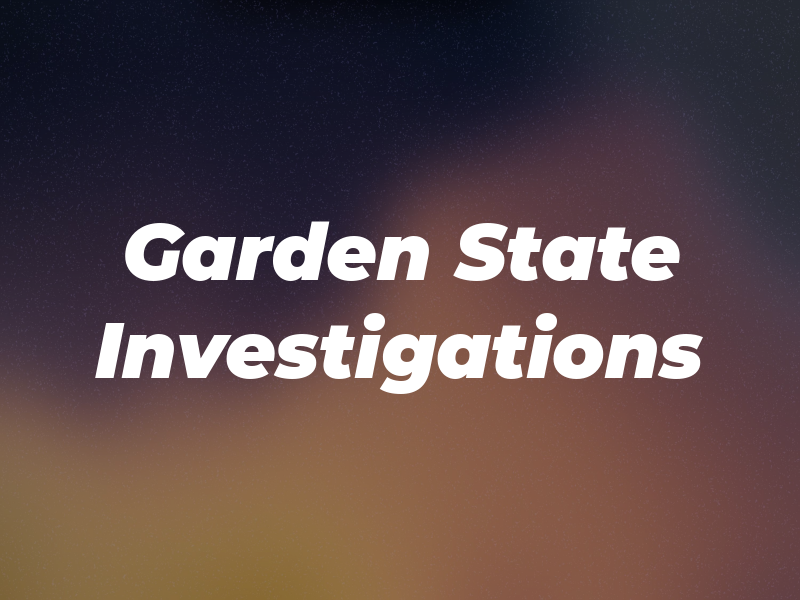 Garden State Investigations