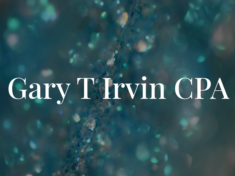 Gary T Irvin CPA