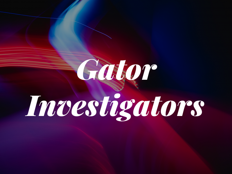 Gator Investigators