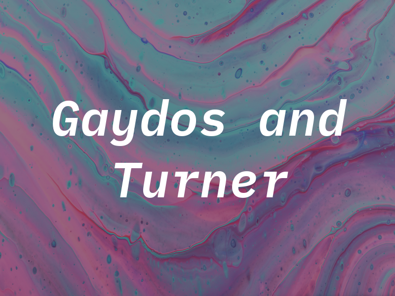 Gaydos and Turner