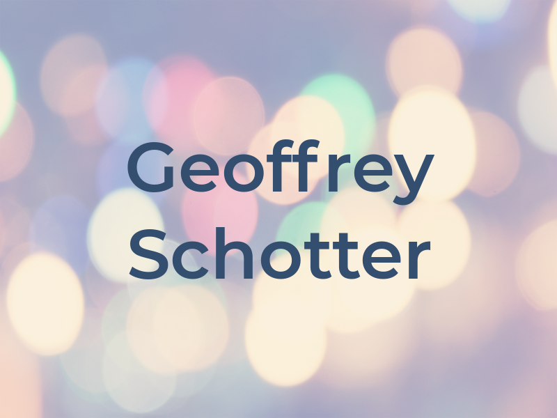 Geoffrey Schotter
