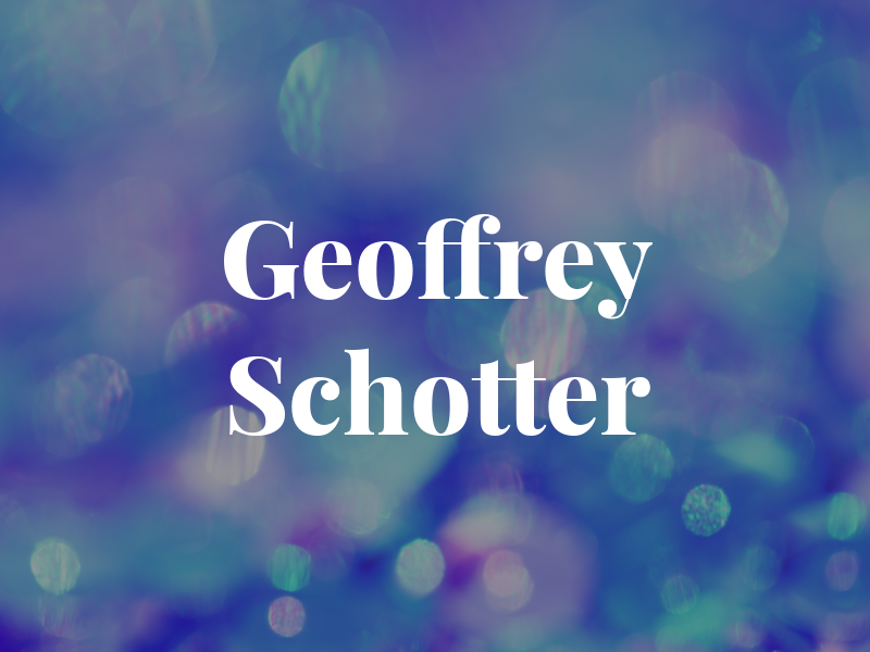 Geoffrey Schotter