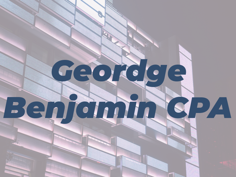 Geordge Benjamin CPA
