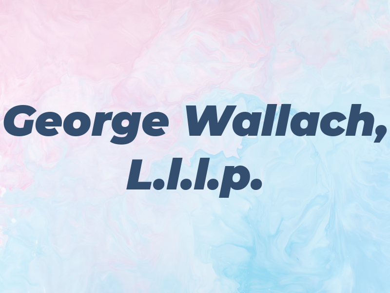 George & Wallach, L.l.l.p.